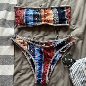 Zaful Bandana Print Bikini (M/L)